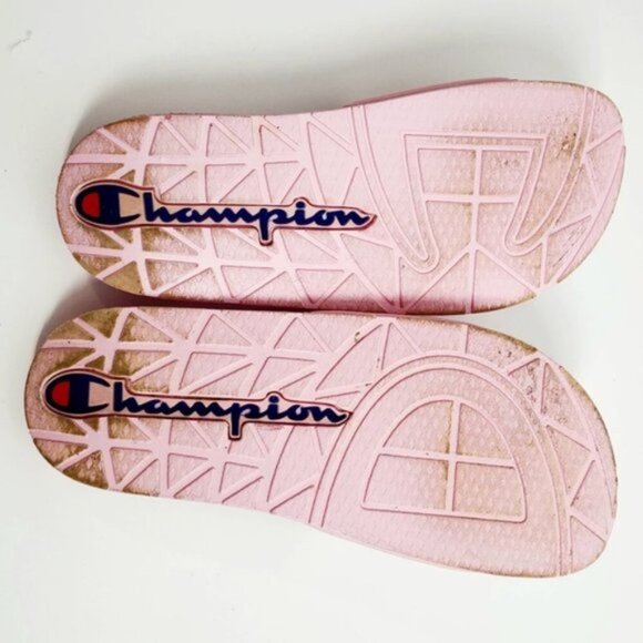 Champion Women 7 Pink Waterproof  Slip-on Flip Flops Sandel - Picture 10 of 10